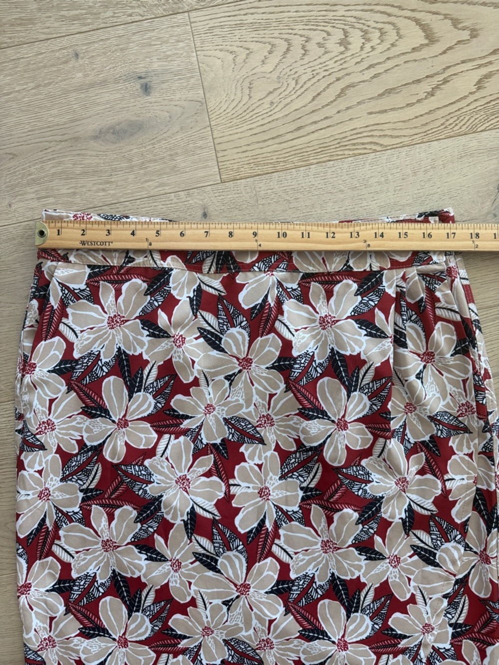 RIPSKIRT HAWAII 🌺 Length 3 Terra Cotta Garden Size Large Skirt Coverup - Picture 3 of 6
